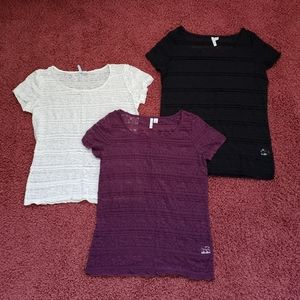 Bundle of 3 | Women's Lace Elle Tops